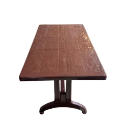 Bağ masası Kapitashi MBL-1020-1, plastik, qəhvəyi, 140x80 sm Bağ masası Kapitashi MBL-1020-1, plastik, qəhvəyi, 140x80 sm