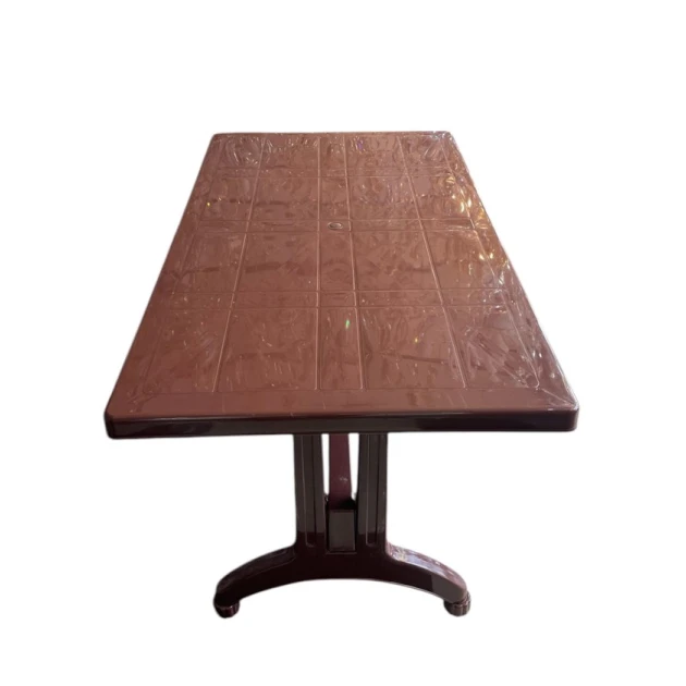 Bağ masası Kapitashi MBL-1020-1, plastik, qəhvəyi, 140x80 sm