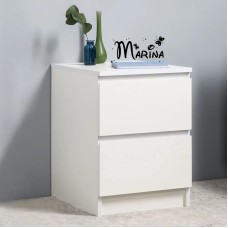 Tumba 3563, LDSP, ağ, 55x50x50 sm