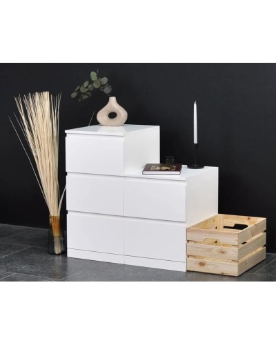 Tumba 3563, LDSP, ağ, 55x50x50 sm