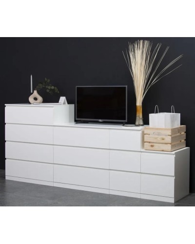 Tumba 3563, LDSP, ağ, 55x50x50 sm