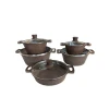 Набор кастрюль Z.H ZGH_00596, гранит, коричневый, 20/24/28/32 см Набор кастрюль Z.H ZGH_00596, гранит, коричневый, 20/24/28/32 см