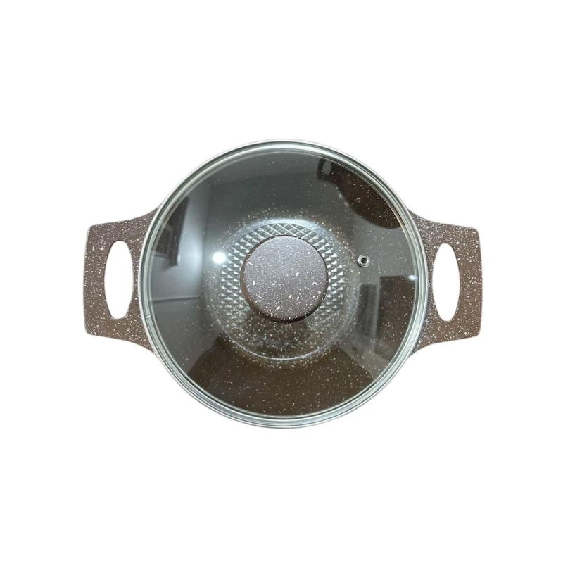 Набор кастрюль Z.H ZGH_00596, гранит, коричневый, 20/24/28/32 см Набор кастрюль Z.H ZGH_00596, гранит, коричневый, 20/24/28/32 см