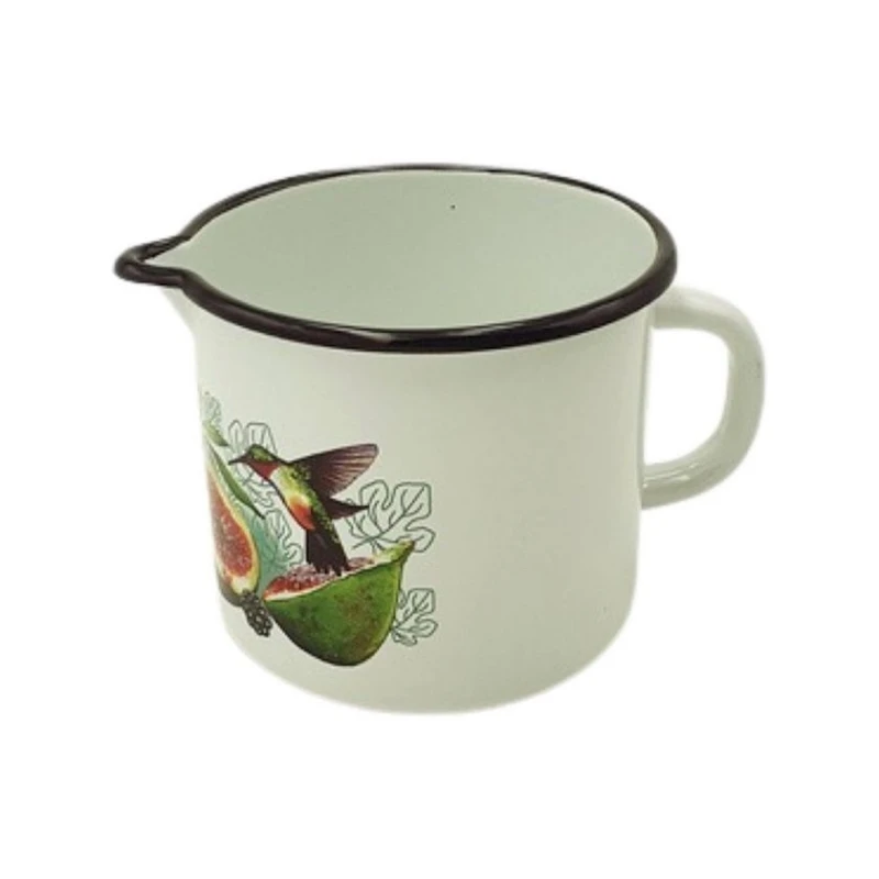 Кружка эмалированная Керченская эмаль 1 л, белая Кружка эмалированная Керченская эмаль 1 л, белая