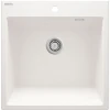 Кухонная мойка Deante Eridan ZQE_A10K, гранит, белая, 60x61x21.4 см