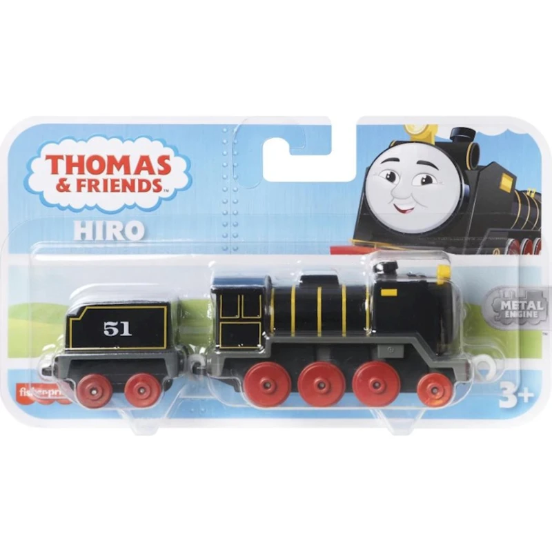Локомотив Fisher-Price HFX91-HDY67 Thomas & Friends Hiro 51, от 3 лет, 15.3х5 см, черный
