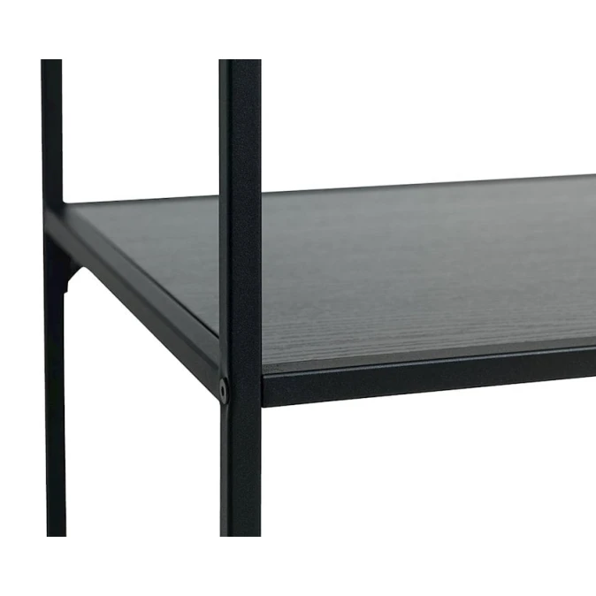 Стеллаж JYSK Horbelev 5 полок, черный Стеллаж JYSK Horbelev 5 полок, черный