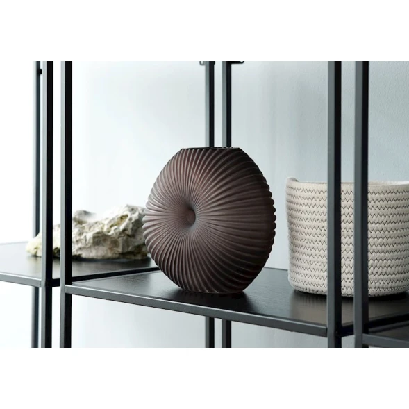 Стеллаж JYSK Horbelev 5 полок, черный Стеллаж JYSK Horbelev 5 полок, черный