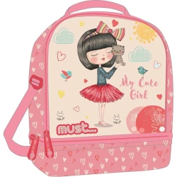 Сумка для ланч-бокса Must 584718, 24х12х20 см, розовый