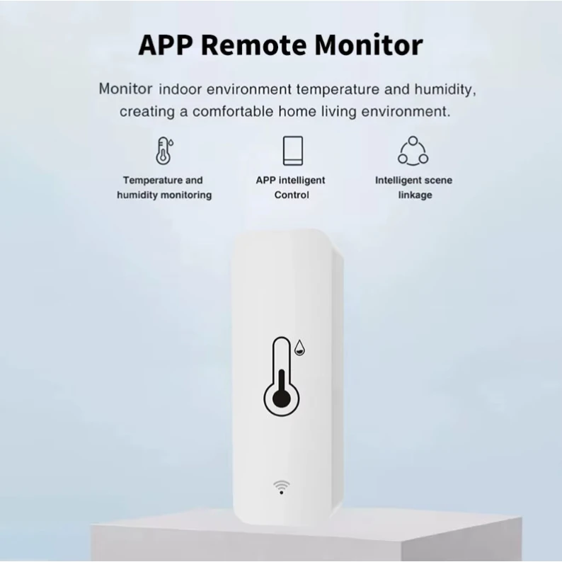Датчик температуры и влажности Tuya WiFi Temperature and Humidity Sensor