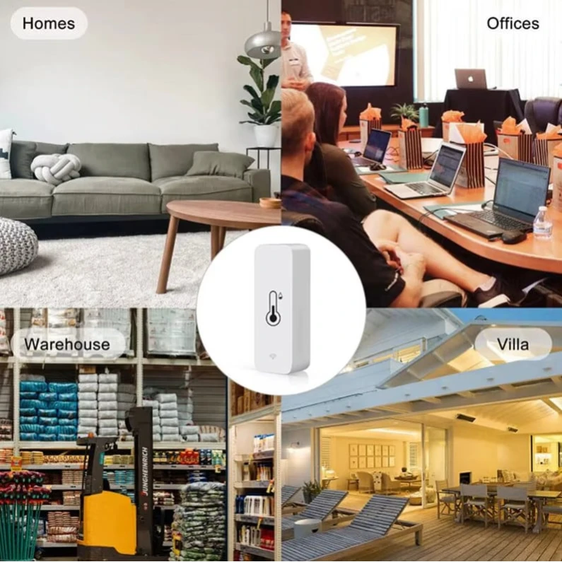 Датчик температуры и влажности Tuya WiFi Temperature and Humidity Sensor