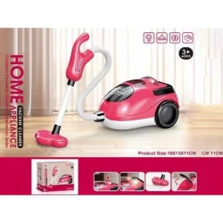 Игрушечный пылесос 6855A, пластик, розовый Игрушечный пылесос 6855A, пластик, розовый