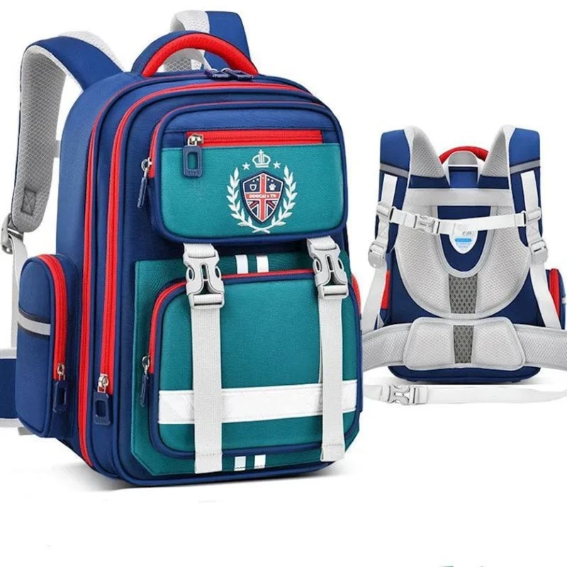 Məktəbli bel çantası oğlanlar üçün Bobdog 469, göy/yaşıl Məktəbli bel çantası oğlanlar üçün Bobdog 469, göy/yaşıl