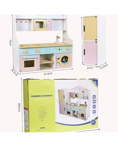 Oyun dəsti 1023 Mətbəx, 70x83.8x26.5 sm, taxta, rəngbərəng
