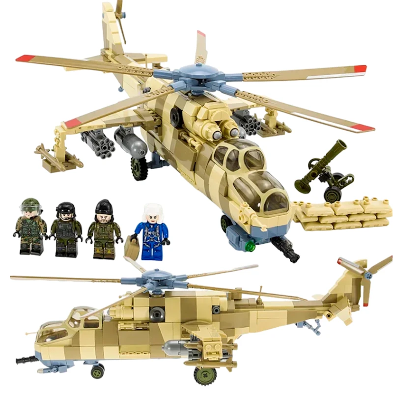 Конструктор MİL Mİ-24 1675, 684 шт Конструктор MİL Mİ-24 1675, 684 шт