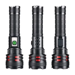 Фонарь Kakusiga KSC-1558 GUANGYI, телескопический зум, LED, высокая яркость, водостойкий