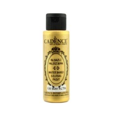 Akril boya-metallik Cadence Waterbased Gilding Paint 120 Pure Gold 70 ml
