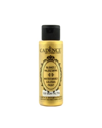 Akril boya-metallik Cadence Waterbased Gilding Paint 120 Pure Gold 70 ml