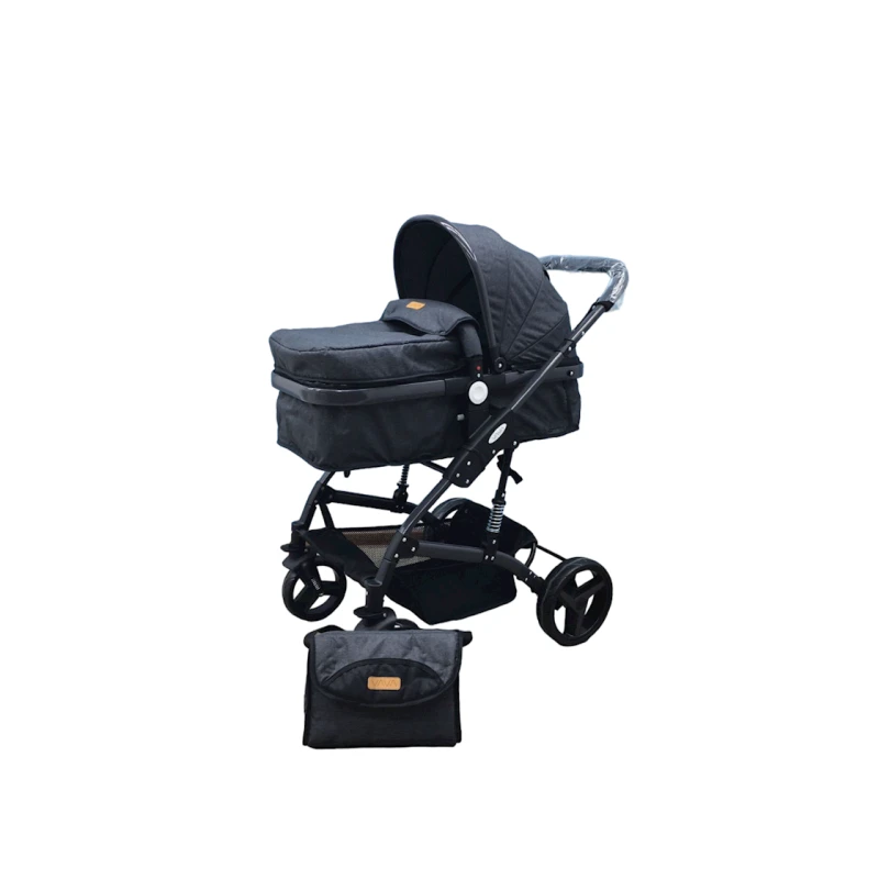 Детская коляска-трансформер 562 FLA Black