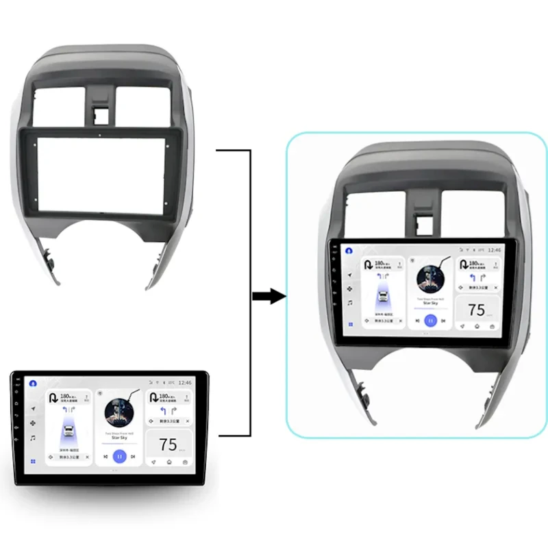 Avtomobil monitoru NAVO Nissan Sunny 2014-2018