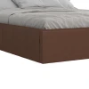İki nəfərlik çarpayı Art_ikili_yataq 99, parça, qəhvəyi, 120x200х200 sm