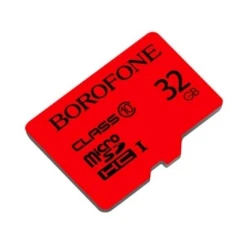 Карта памяти Borofone 32GB MicroSDHC Class 10 Red