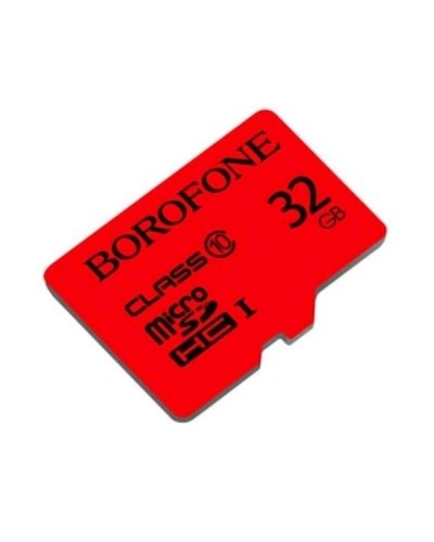 Yaddaş kartı Borofone 32GB MicroSDHC Class 10 Red
