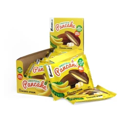Протеиновый панкейк Bombbar с банановым кремом 40 г, 10 шт