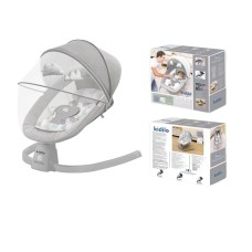 Uşaqlar üçün yelləncək-kreslo Kidilo slm025, boz
