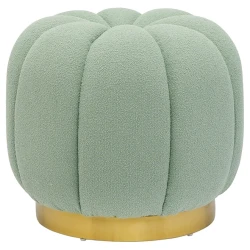 Пуфик 29, ткань, голубой, 40x35x35 см