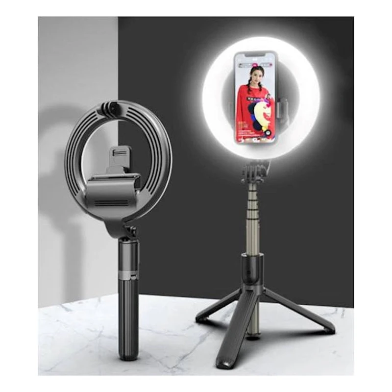 Лампа кольцевая-трипод L07 Selife LED Tripod Black Лампа кольцевая-трипод L07 Selife LED Tripod Black