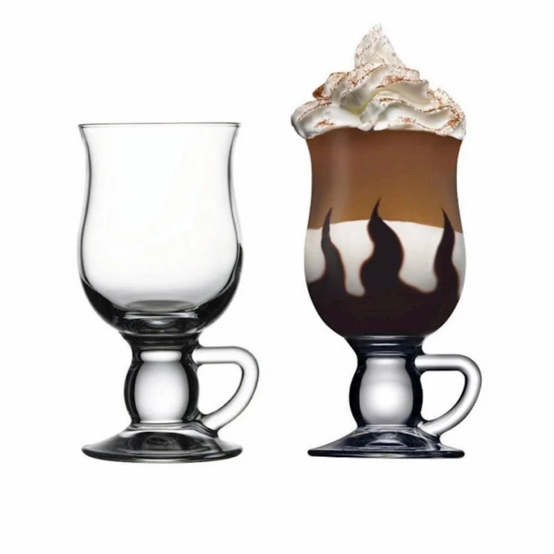 Набор кружек Pasabahce Irish Coffee, 2 шт, 270 мл, стекло, прозрачный Набор кружек Pasabahce Irish Coffee, 2 шт, 270 мл, стекло, прозрачный