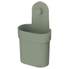 Контейнер для губки и мыла IKEA Obonas 12.9x21.8x10 см, 1 шт, серо-зеленый