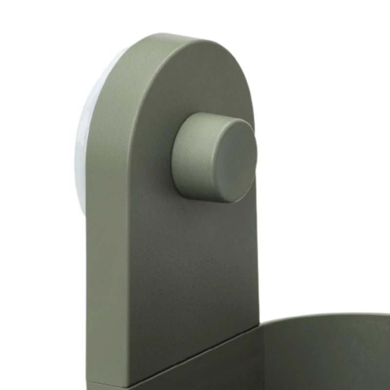 Контейнер для губки и мыла IKEA Obonas 12.9x21.8x10 см, 1 шт, серо-зеленый