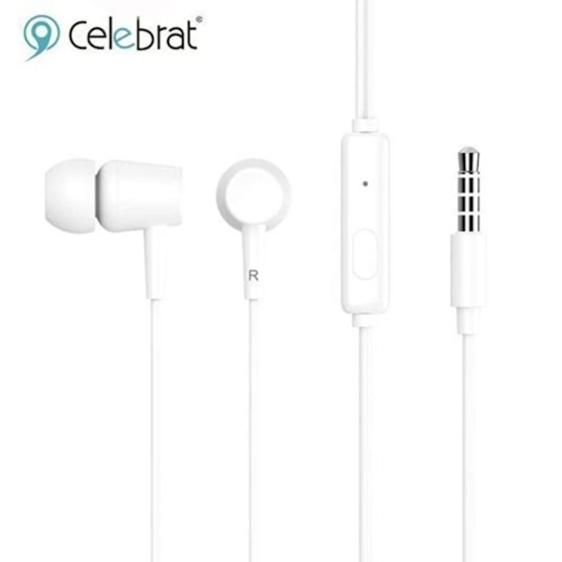 Проводные наушники Celebrat G13 White (6925146950696)