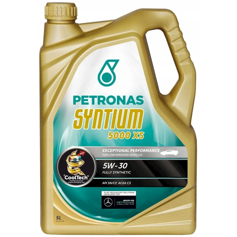 Моторное масло Petronas Syntium 5000 XS, 5W-30, 5 л Моторное масло Petronas Syntium 5000 XS, 5W-30, 5 л