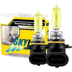 Галогенная лампа для автомобильных фар Skyline 9005 HB3, желтая, 12V, 55W
