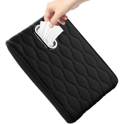 Salfet üçün orqanayzer Tedious Cuscino Per Bracciolo Auto, qara