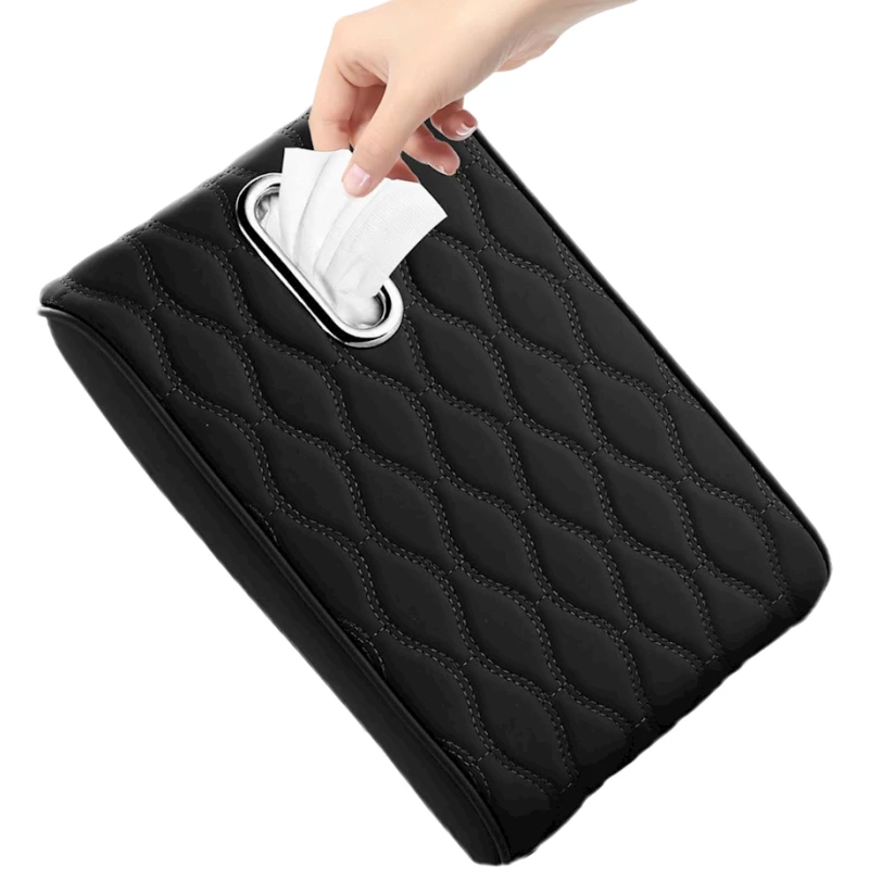 Salfet üçün orqanayzer Tedious Cuscino Per Bracciolo Auto, qara