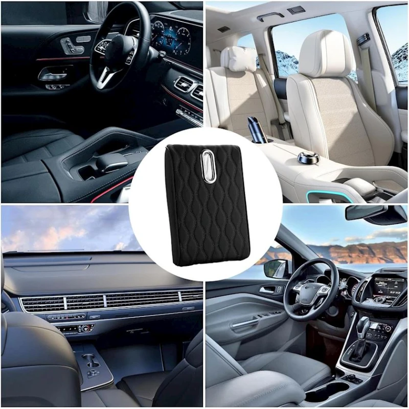 Salfet üçün orqanayzer Tedious Cuscino Per Bracciolo Auto, qara