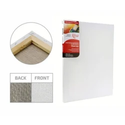 Холст на подрамнике Rosa, лен, мелкое зерно, акрил, 60х60 см