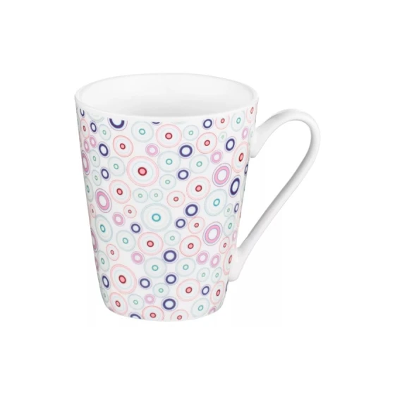 Чашка Ardesto Circles AR3427, фарфор, разноцветная, 320 мл Чашка Ardesto Circles AR3427, фарфор, разноцветная, 320 мл