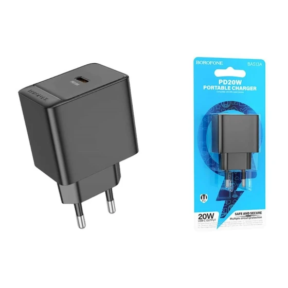 Зарядное устройство Borofone BAS13A PD 20W Черный