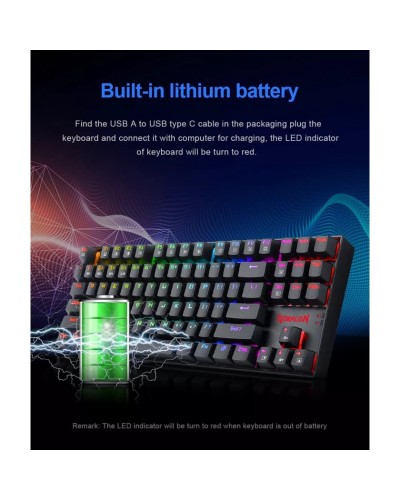 Oyun klaviaturası Redragon K552P-KBS