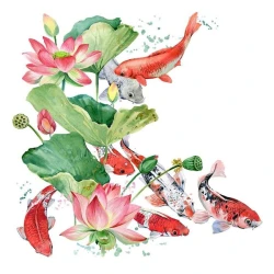 Рисовая бумага для декупажа Cadence 60x60, UC-088