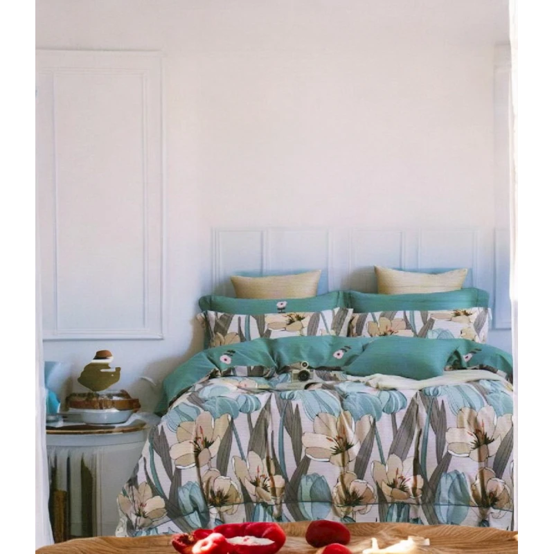 Yataq dəsti Narlı 000268, yorğan üzü 160х200 sm, yastıq üzü 50х70 sm (2 əd), ikinəfərlik, satin, rəngbərəng Yataq dəsti Narlı 000268, yorğan üzü 160х200 sm, yastıq üzü 50х70 sm (2 əd), ikinəfərlik, satin, rəngbərəng