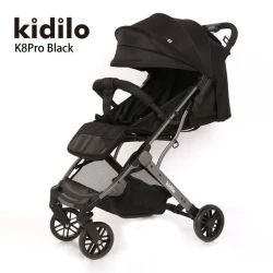 Детская коляска Kidilo K8 Pro, черная