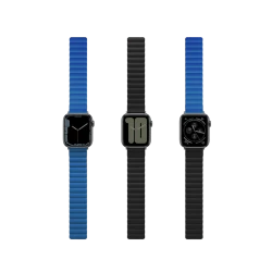 Ремешок UNIQ Revix Reversible Magnetic Blue/Black для Apple Watch 38/40/41 мм