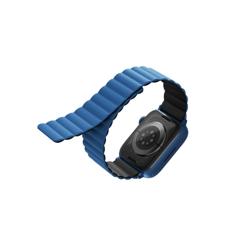 Ремешок UNIQ Revix Reversible Magnetic Blue/Black для Apple Watch 38/40/41 мм
