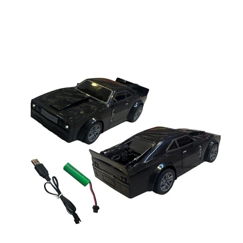 Radio ilə idarə olunan maşın 3204RC Dodge Black, 20x8 sm